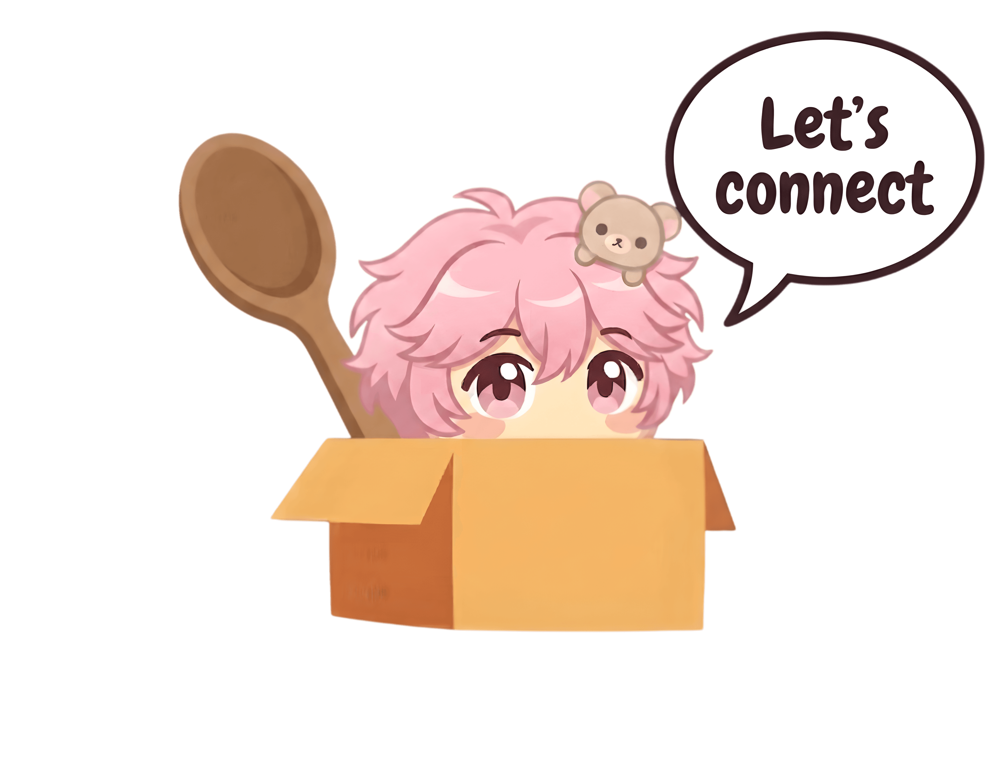 Gabby Box Character Illustration